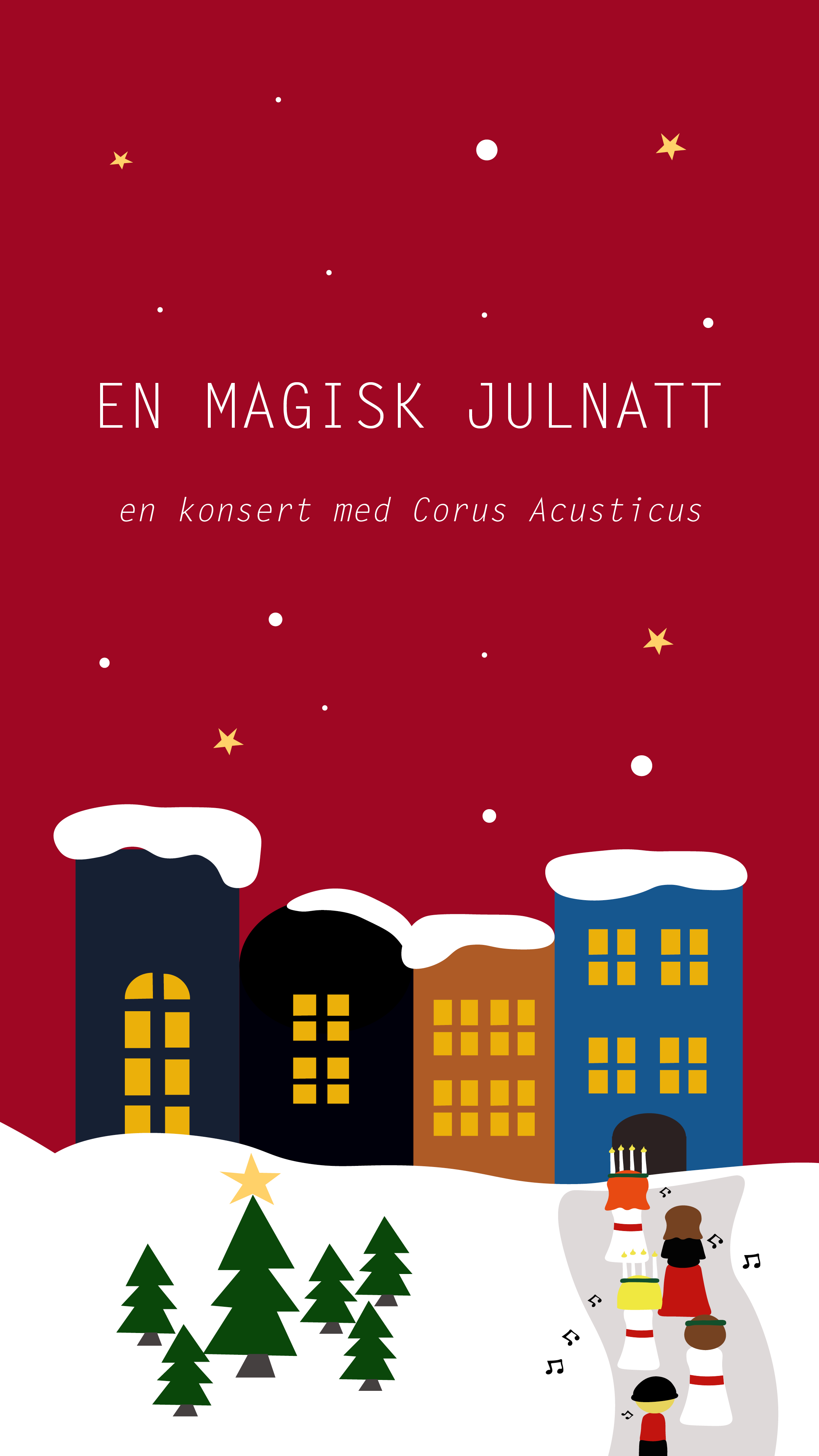 En magisk julnatt – en lucia- och julkonsert med Corus Acusticus